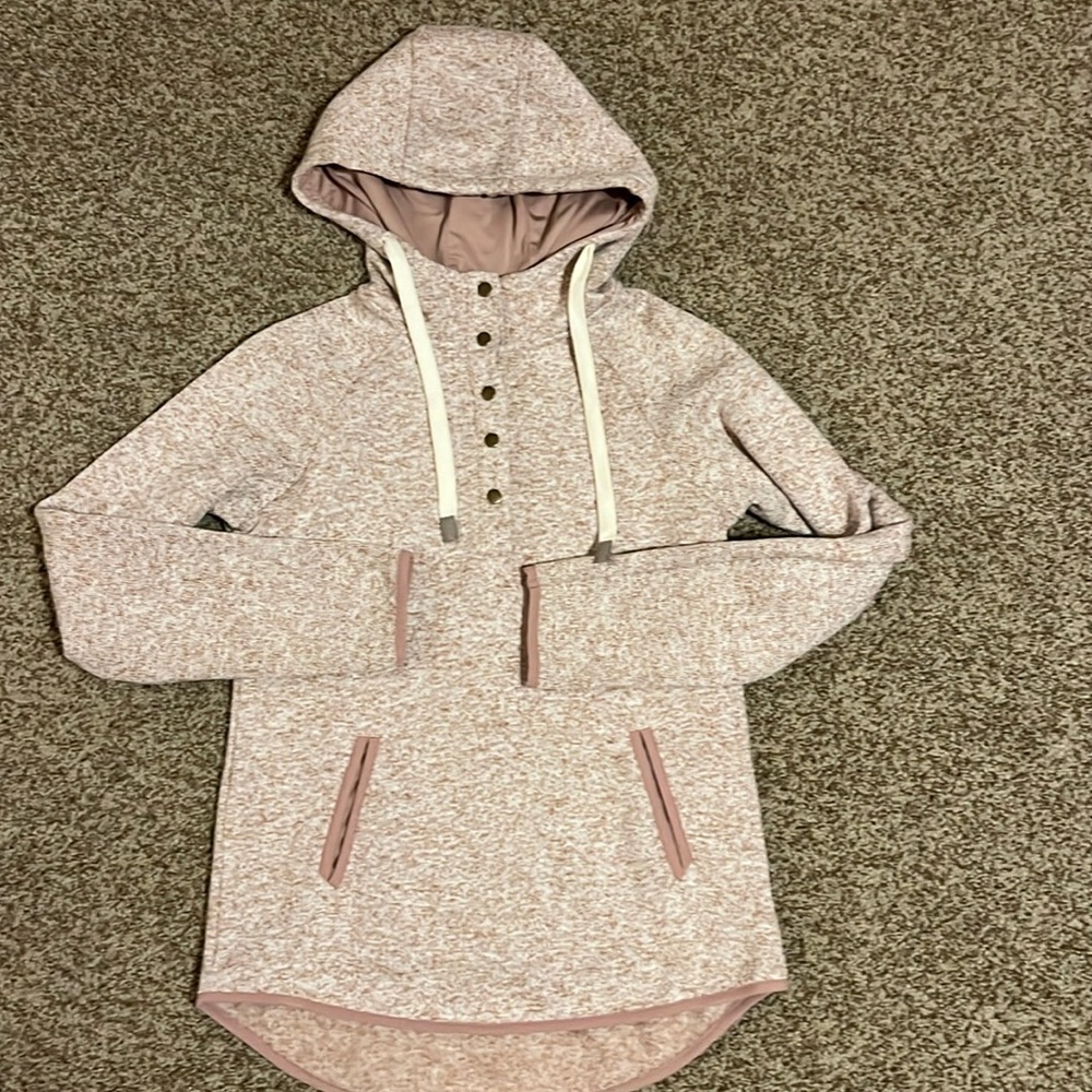 1/4 snap up hoodie